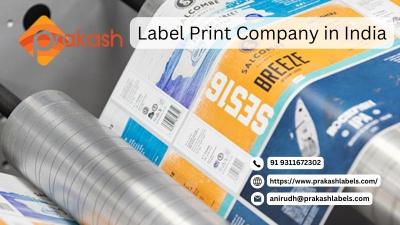 Prakash Labels: Your Trusted Label print company in India 2024
