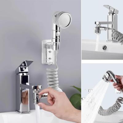 Faucet shower extension