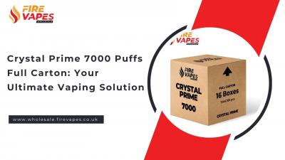 Crystal Prime 7000 Puffs Full Carton: Your Ultimate Vaping Solution