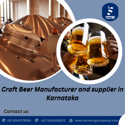Craft Beer Manufacturer and supplier in Karnataka