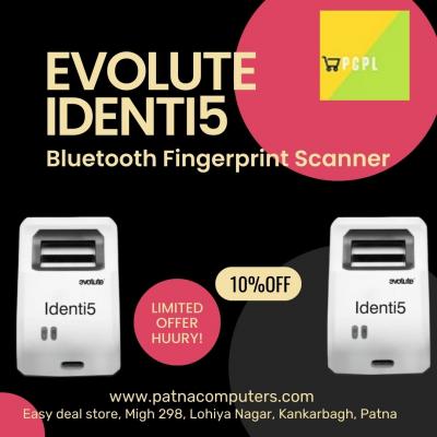 Evolute Identi5 Bluetooth Fingerprint Scanner Biometric Device