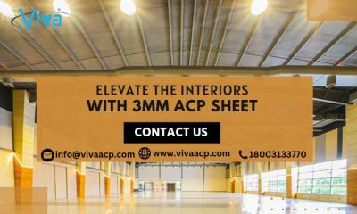 Elevate The Interiors With 3mm ACP Sheet