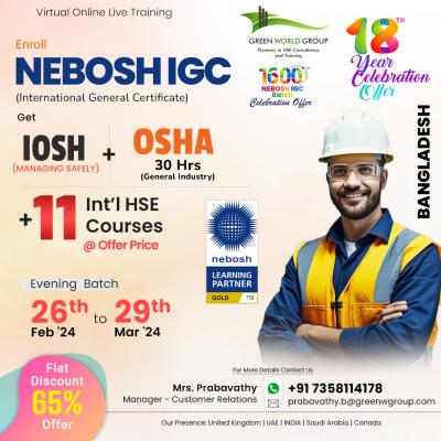 Find out everything About HSE Culture - Nebosh Course in Bangladesh