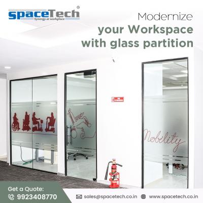 Glass Partition Wall Pune | SpaceTech - Pune Interior Designing