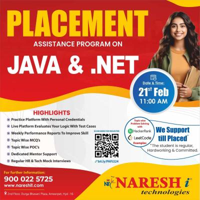 Enhance Your Career with Our Placement Assistance Program! NareshIT