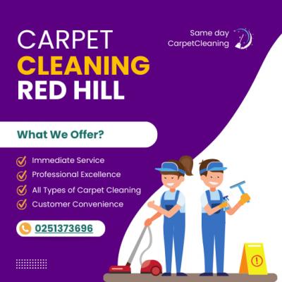 Same-Day Bliss: Carpet Cleaning Excellence in Red Hill!