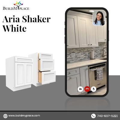 Order RTA White Shaker Kitchen Base Cabinets