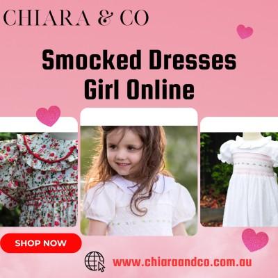 Smocked Dresses Girl Online in Australia - Melbourne Clothing