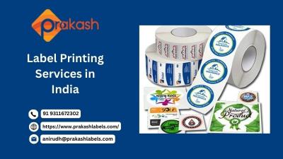 Prakash Labels: Your One-Stop for High-Quality Label Printing Services in India