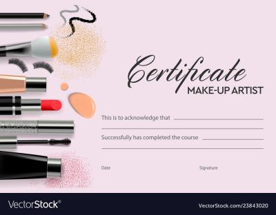 What Are the Requirements for a Makeup Course Certification? 