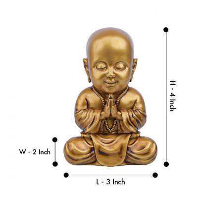 Meditating Baby Monk - Gurgaon Art, Collectibles