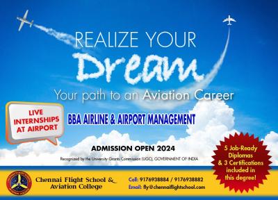 BBA. AIRLINE & AIRPORT MANAGEMENT! - Chennai Professional Services