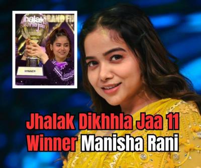 Jhalak Dikhhla Jaa 11 Winner Manisha Rani beats others to win the trophy - Dehradun Artists, Musicians