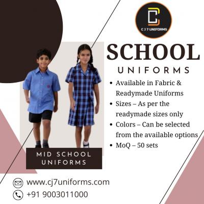  CJ7 Uniform: Embracing Unity in School Uniforms - Chennai Clothing