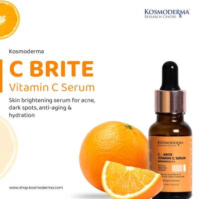 C-Brite Vitamin C Serum for Skin Brightening with Amla fruit extract - Anti ageing Vitamin C Serum