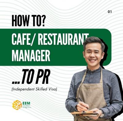PR Pathway for Cafe/ Restaurant Manager - How to? - Melbourne Other