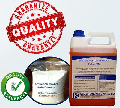 Premium universal SSD chemical solution and activation powder for sale.