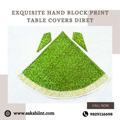 Exquisite Hand Block Print Table Covers Direct - Jaipur Clothing
