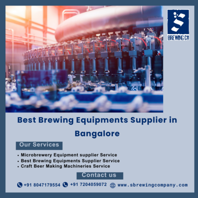 S Brewing Company|Best Brewing Equipment Supplier in Bangalore