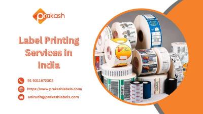 Innovative Packaging Label Printing Services in India with Lighting Labels