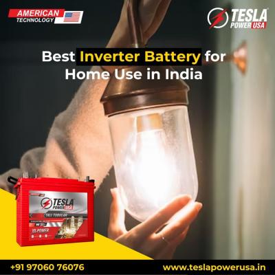 Best Inverter Battery for Home Use in India- Tesla Power USA