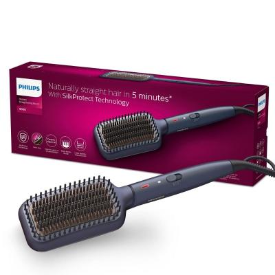  Heated Straightening Brush, BHH885/10 With Silk Protect Technology