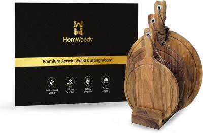 Premium wood charcuterie board