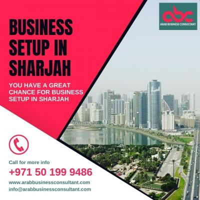 You have a great chance for business setup in Sharjah