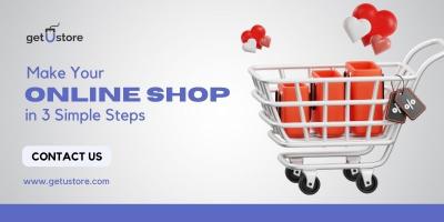 Make Your Online Shop in 3 Simple Steps | getUstore
