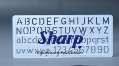 Export of Lettering Stencils from Delhi by Sharp Stationery - Delhi Tools, Equipment