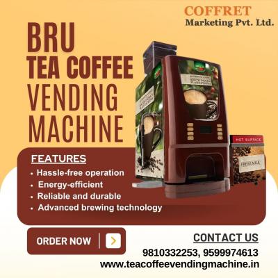 BRU Tea and Coffee Vending Machine - Delhi Electronics