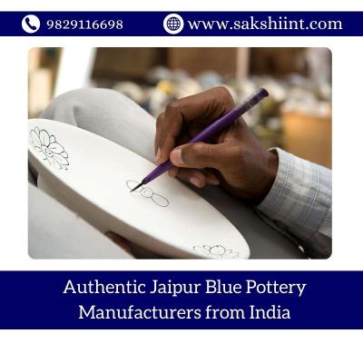 Authentic Jaipur Blue Pottery Manufacturers from India