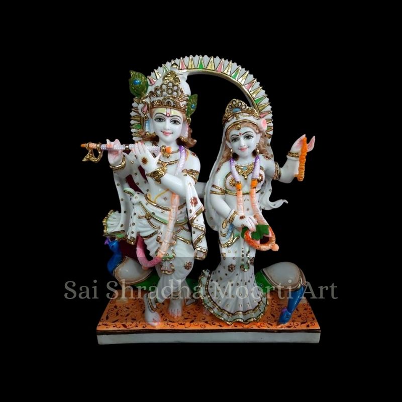 Exclusive Collection of Marble Radha Krishna Statue - Jaipur Art, Collectibles