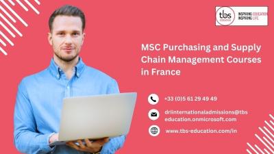 MSC Purchasing and Supply Chain Management Courses in France | TBS Education