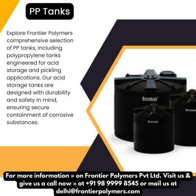 High-Quality PP Tanks for Acid Storage and Pickling Solutions