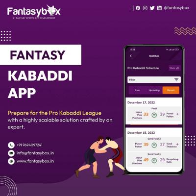 Fantasy Kabaddi App Development Services - Jaipur Computer