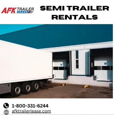 Affordable Semi Trailer Rentals Available Now!