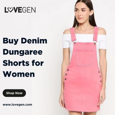 Buy Denim Dungaree Shorts for Women in India - Mumbai Other