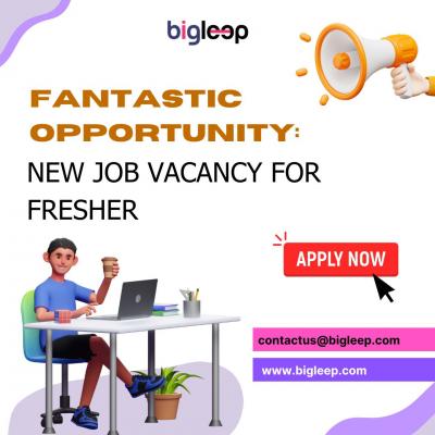 Fantastic Opportunity:  New Job Vacancy for Fresher