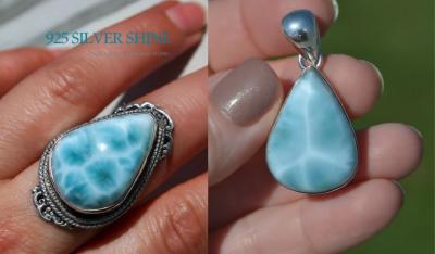 Larimar Jewelry Shop Online At Best Price in Sterling Silver