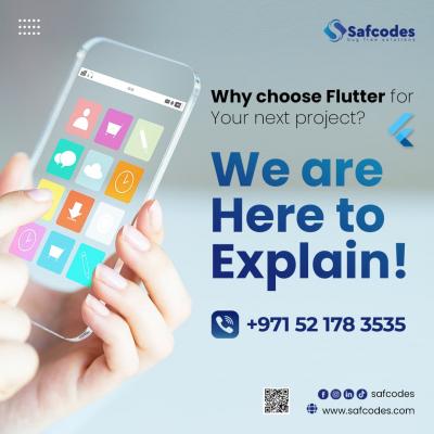 Expert Flutter App Development Services in Dubai - Safcodes LLC