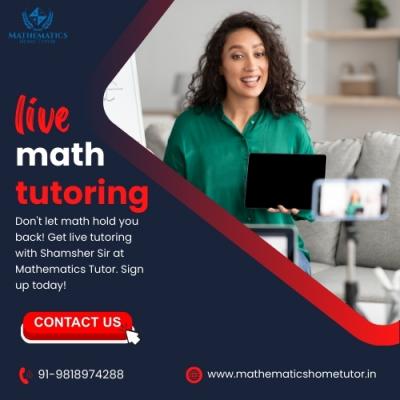 Live math tutoring