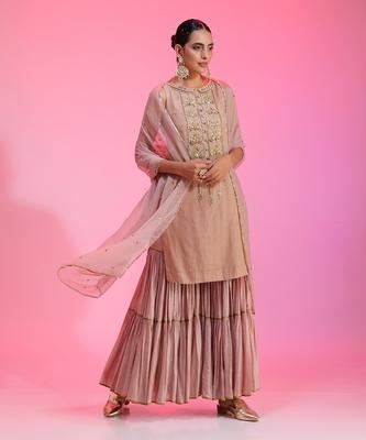 Designer Sharara Sets For Women at Mirraw Luxe | USA | UK - Mumbai Clothing