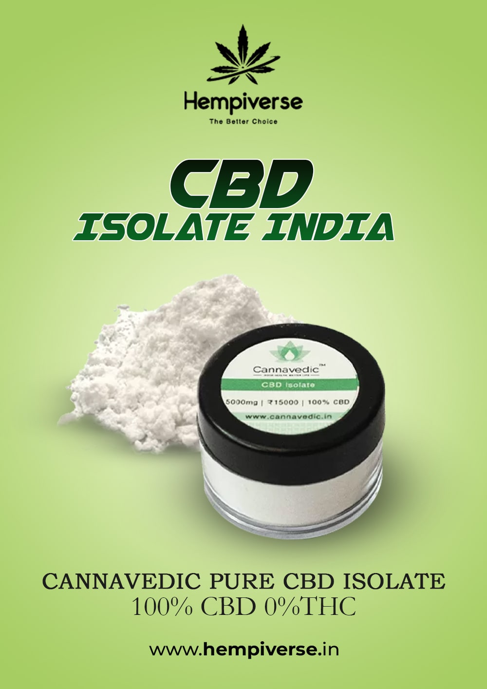 CBD Isolate India - Hempiverse - Other Other