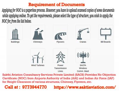  No Objection Certificate (NOC) from Airports Authority of India (AAI) for Height Clearance of vario