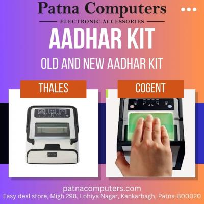 Second Hand Fingerprint reader or Scanner Aadhar Card Kit Machine