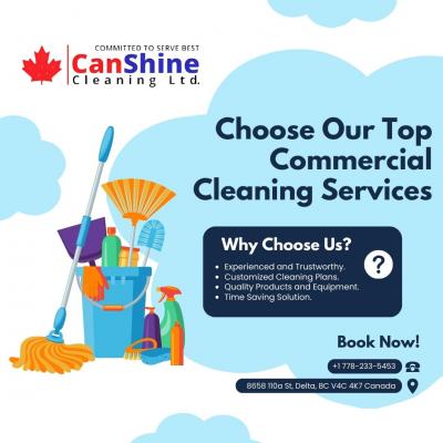 Choose Our Top Commercial Cleaning Services