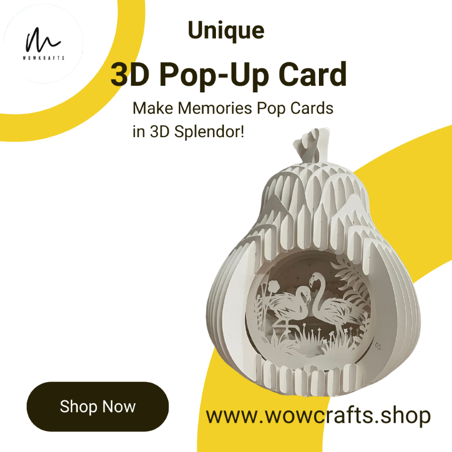 Get free shipping for Unique 3D Papercrafts around India | Wowcrafts - Chennai Decoration