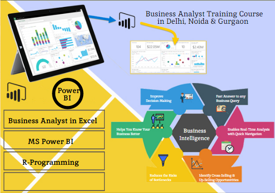 Business Analyst Course in Delhi, SLA Institute, Sarita Vihar, Power BI Training in Delhi and Python