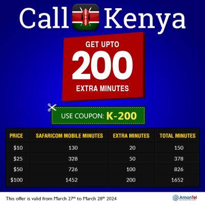 Cheapest phone Card and Calling Cards to Kenya from US